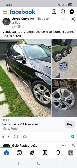 Jantes 17 Mercedes