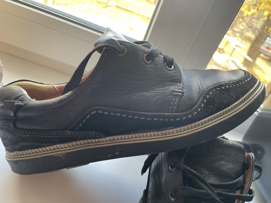 Кожаные туфли ecco