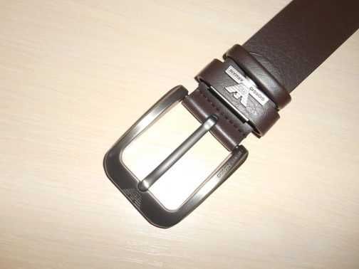 Emporio Armani pasek firmowy, skóra naturalna, Włochy 331