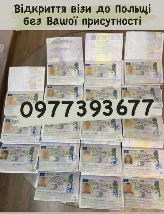 Віза до Польщі. Запрошення. Пакет документів. Реєстрація на чергу.