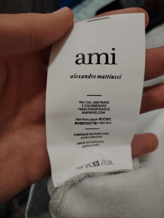 Ami Paris casaco com fecho