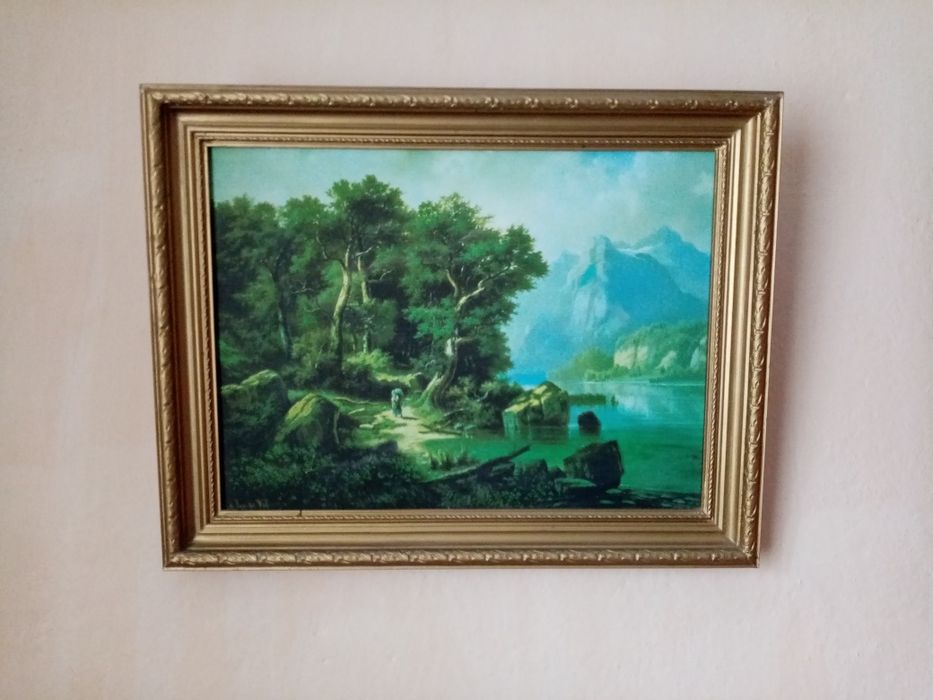 Картина СССР з красивим пейзажем