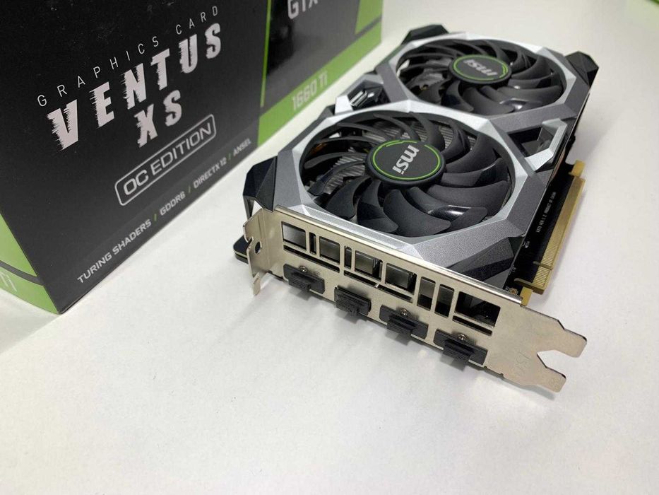 Gráfica MSI GeForce GTX 1660 Ti VENTUS XS OC