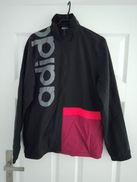 Adidas Essentials lekka kurtka wiatrówka nylonowa blockcore streetwear