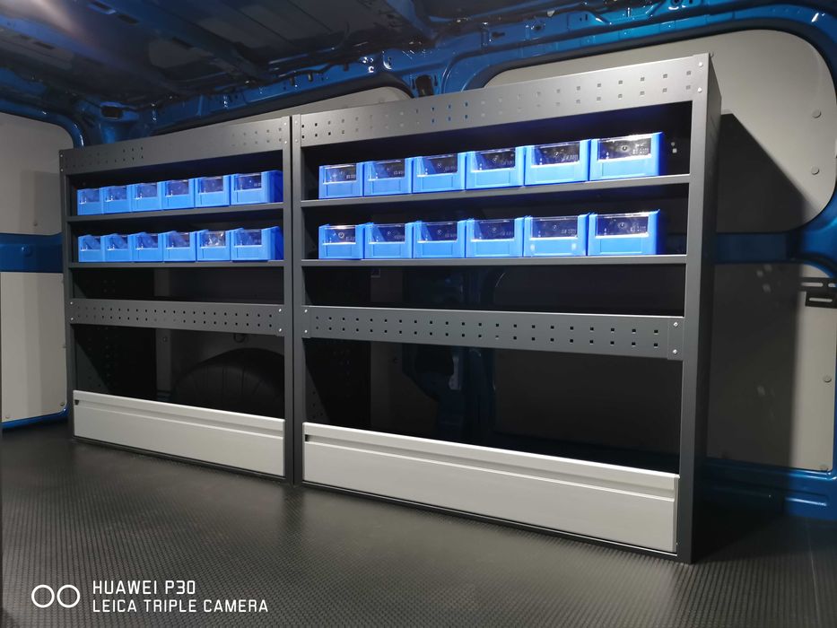 Regał moduły do zabudowy auta serwisowego zestaw Proace Jumpy T6