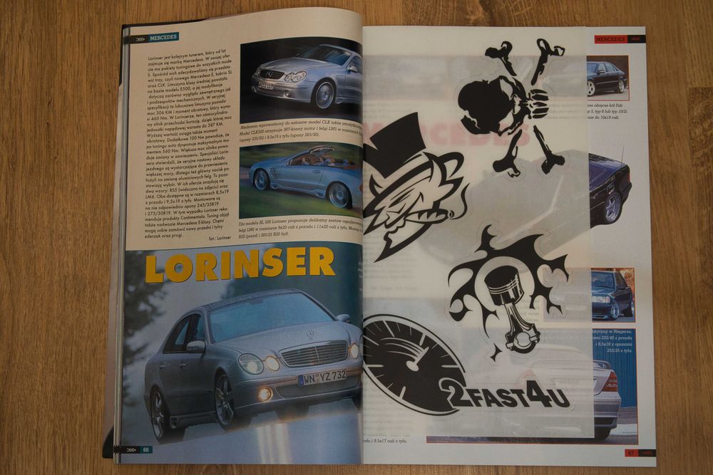 Auto Moto Tuning Katalog 2003. Gratis naklejki tuningowe.
