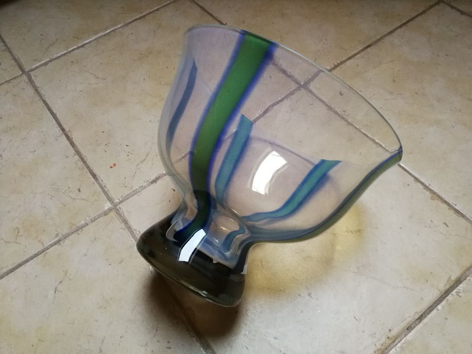 DUŻA SZKLANA MISA, wazon, miska, salatera, salaterka