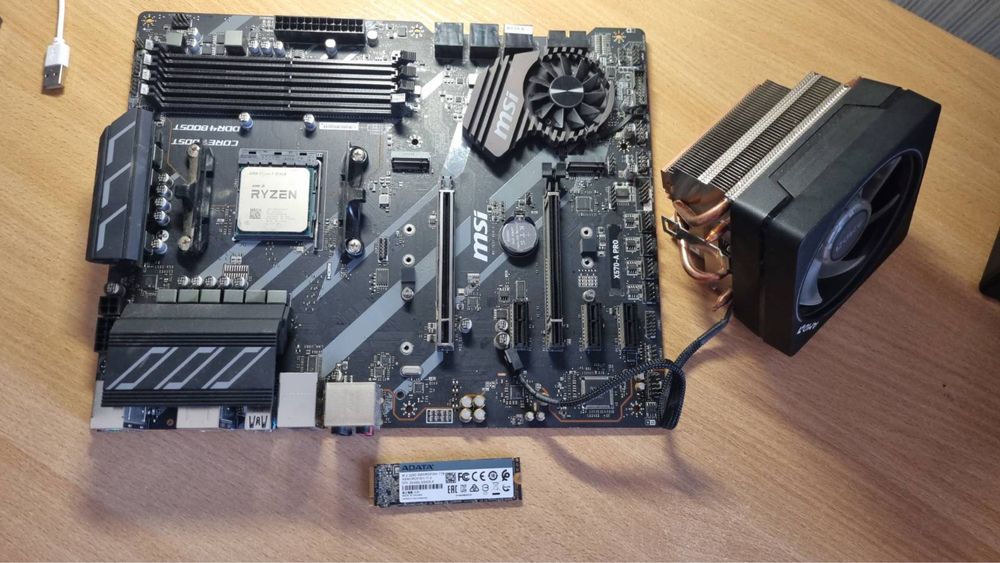 Ssd Adata 1TB Amd Ryzen 7 3700x + вентилятор