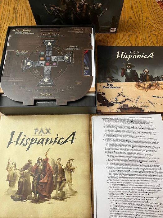 Pax Hispanica wersja Deluxe PL + pakiet ulepszeń i koszulki