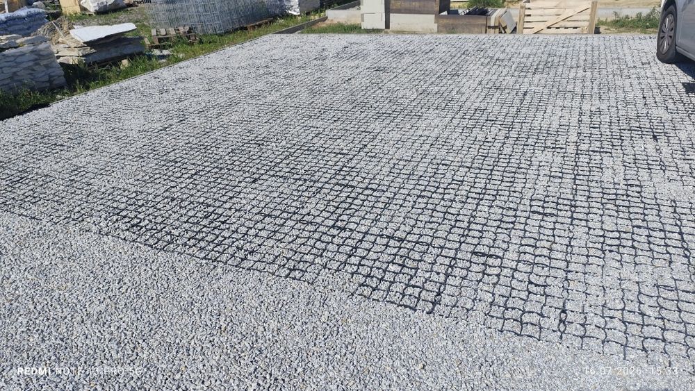 Kratka  parkingowa 5 cm geokraty 50x50x5  cała paleta ekokratka