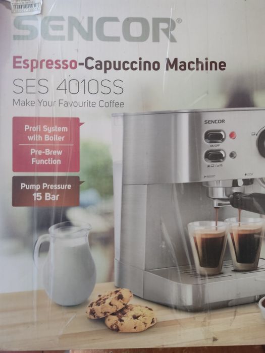 Кавомашина ріжкова SENCOR SES 4010 SS