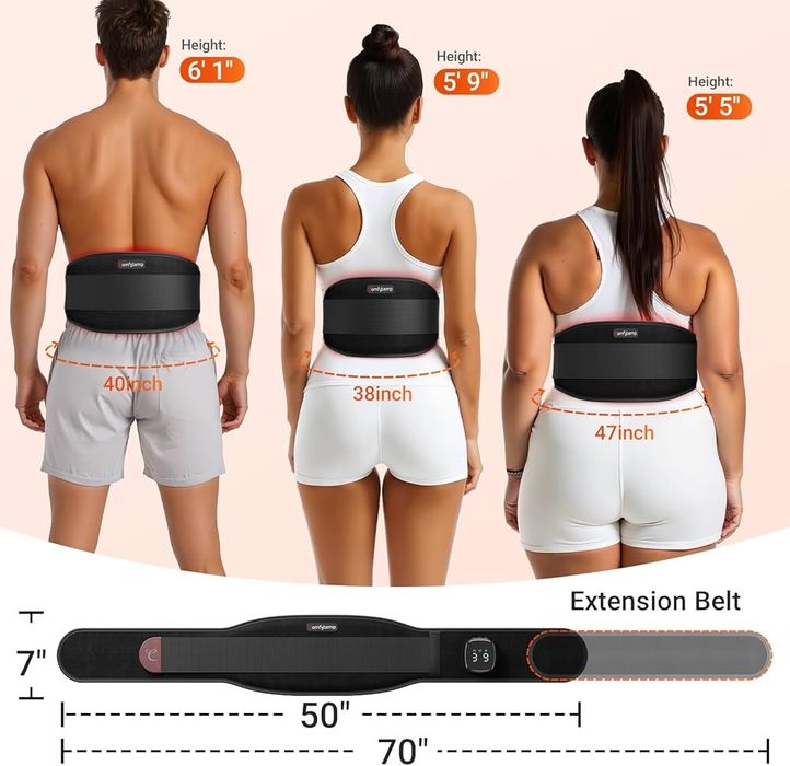 Масажний пояс Comfytemp з підігрівом та вібрацією,