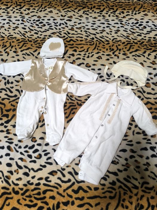 2 Костюма человечек для новорожденных