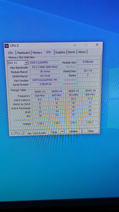 Pamięć RAM SK Hynix DDR3 32GB (4x8GB) 1600MHz PC3-12800U 1.5V