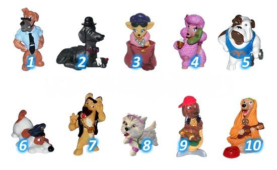 Киндер Kinder Surprise Городские Собаки из серии «Dog Stories» (2010)