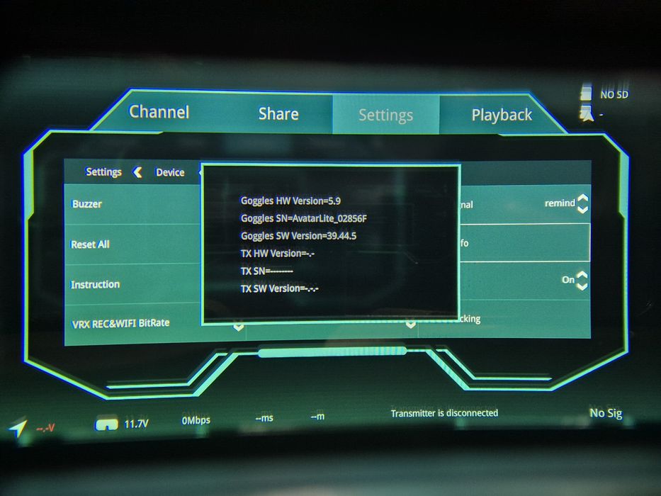 Gogle Walksnail Avatar HD Goggles L