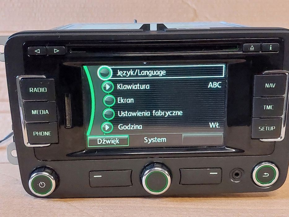 radio rns315 nawigacja 3t0035197a skoda superb ii yeti octavia ii fl +