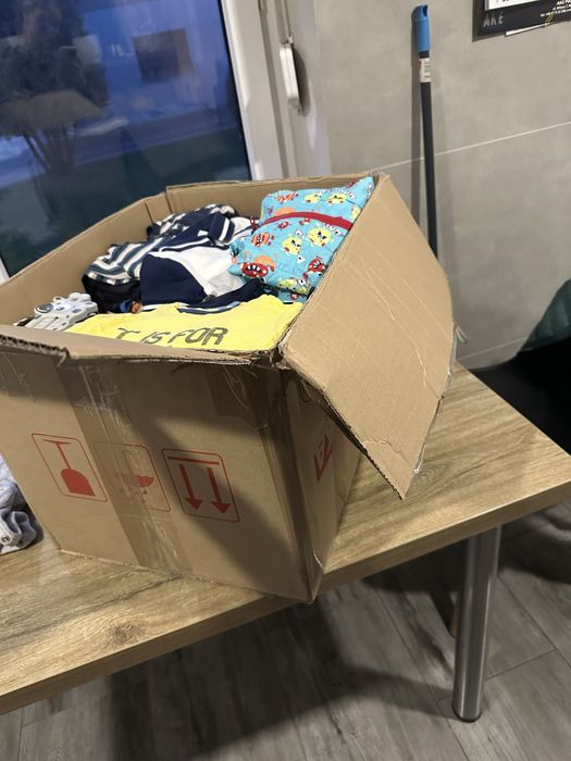 Duża paka paczka ubrań dla chłopca