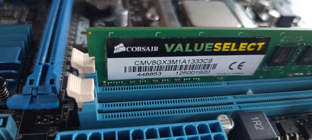 Płyta główna i7 pamięć RAM 8 GB DDR3 radiator chłodzenie