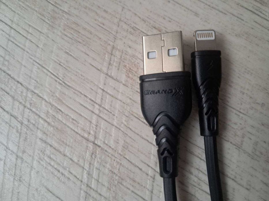 Кабель Grand-X USB-Lightning. Зарядка для айфона. Iphone