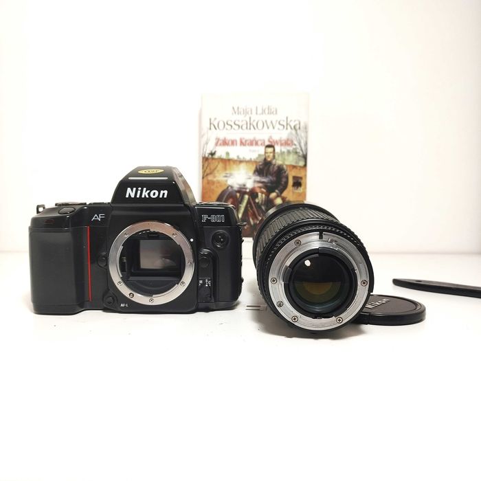 Klasyczna Lustrzanka NIKON F 801 z lens NIKKOR 70-210 mm 1:4 GWARANCJA