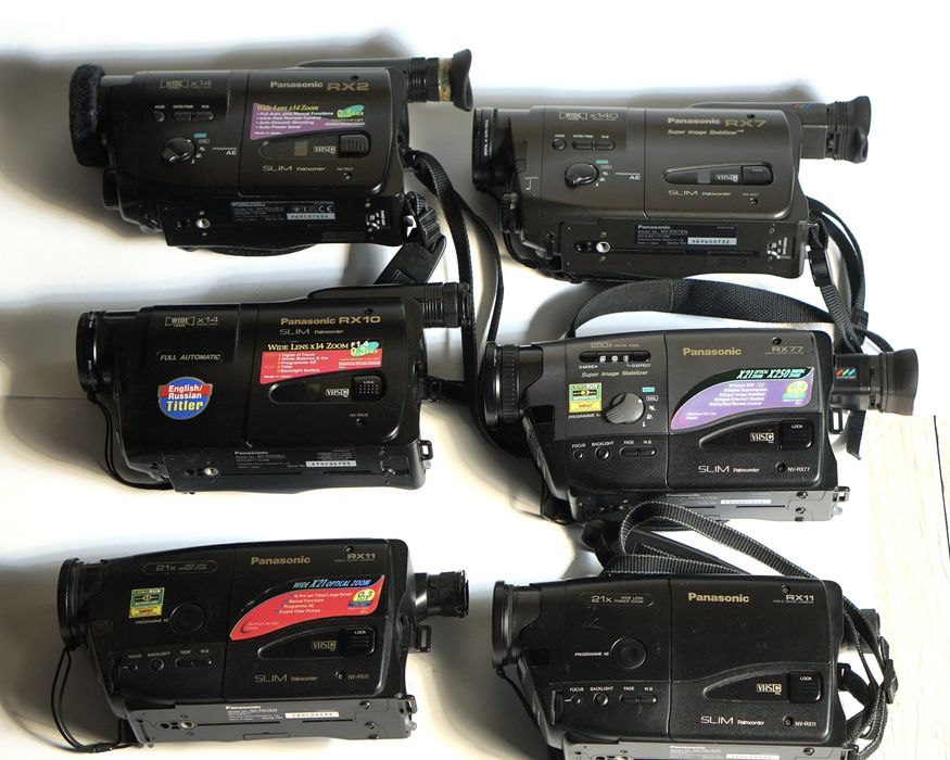 VHS-C Відеокамери Panasonic RX під відновлення, помилка F02