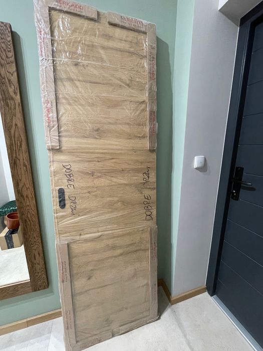 NOWE skrzydło drzwi 60 dąb okleina