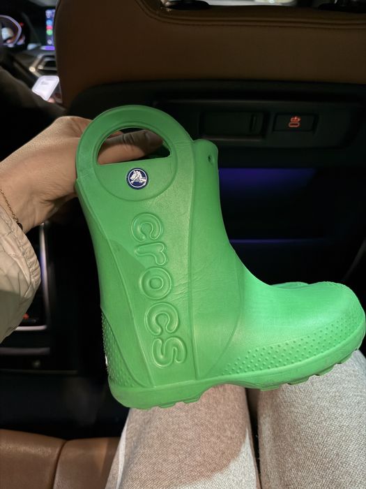 Crocs чоботи гумові C 10 ідеальний стан 16.5–17 см