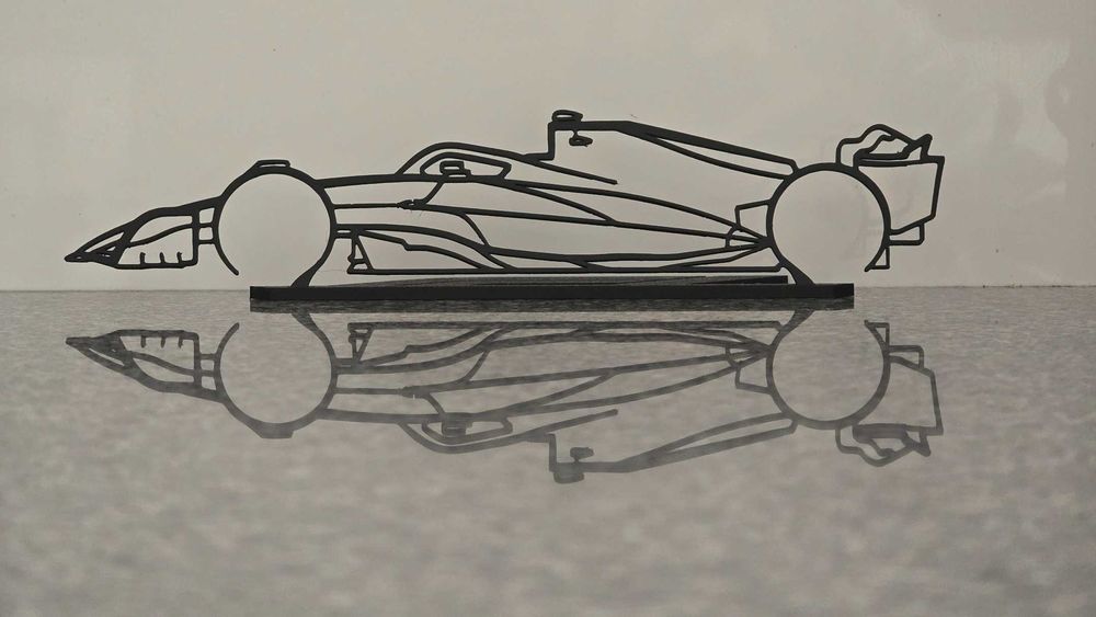 Silhueta Auto de parede