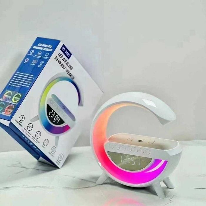 Coluna Wireless Portátil 2 em 1 RGB Skyhe BT-3401