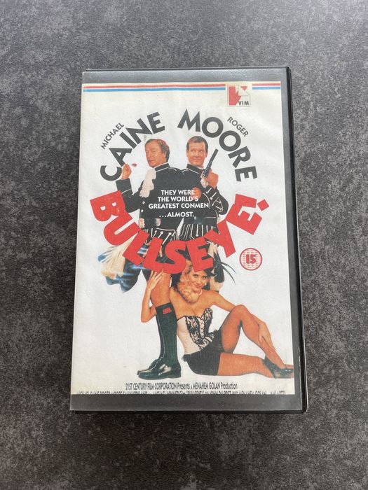 Kaseta VHS BULLSEYE Roger Moore polska wersja