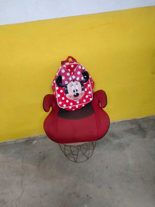 Vendo lote acento de carro, quadro , mochila mini carrinho de madeira