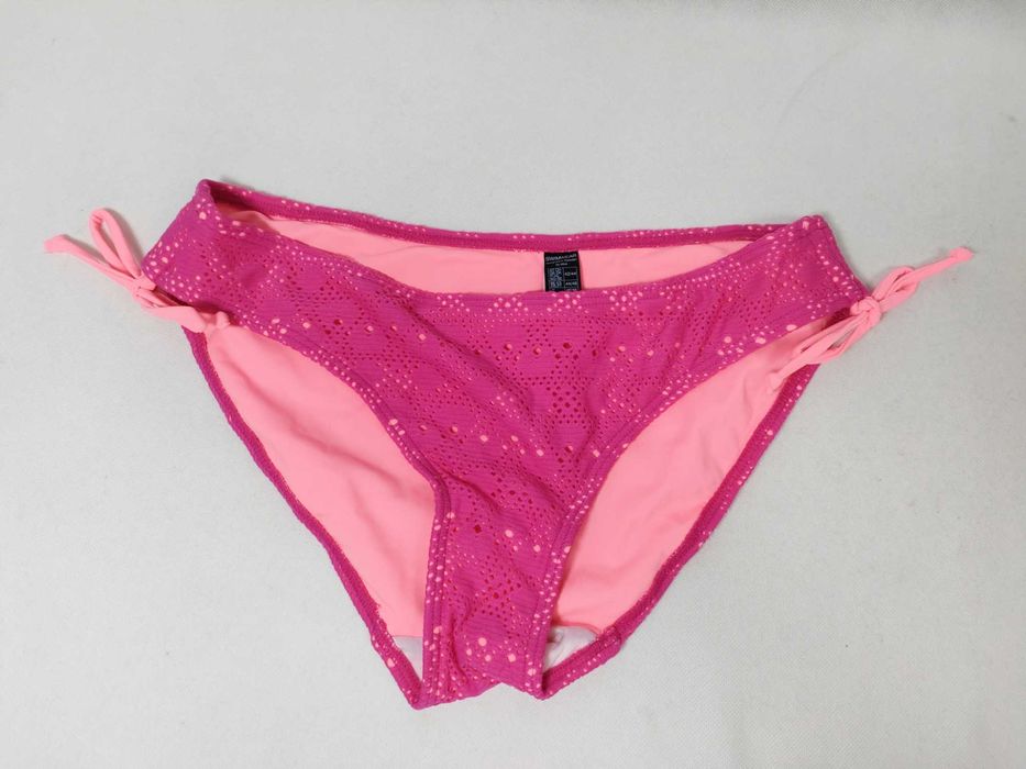 Strój kąpielowy dwuczęściowy bikini wiązany różowy 42/44 ST0258