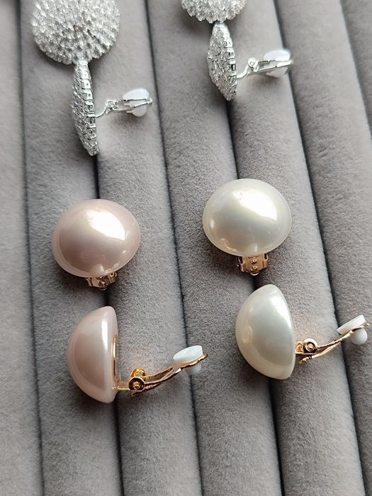 Клипси Сережки святкові,Кафи  Кліпси прокол не потрібен