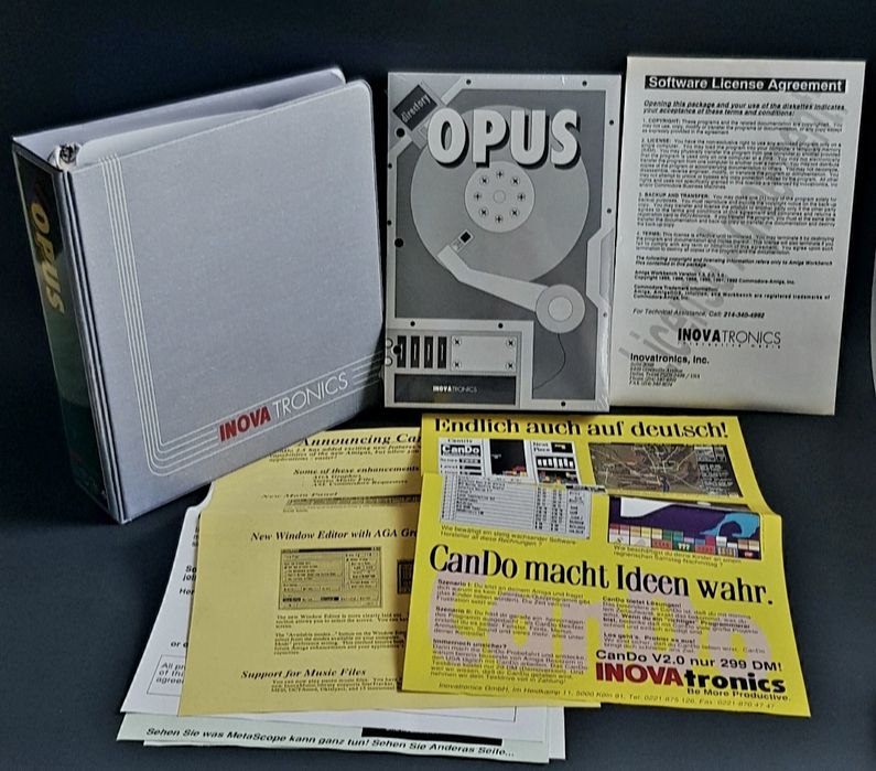 Programy na Amigę Final Copy i Opus