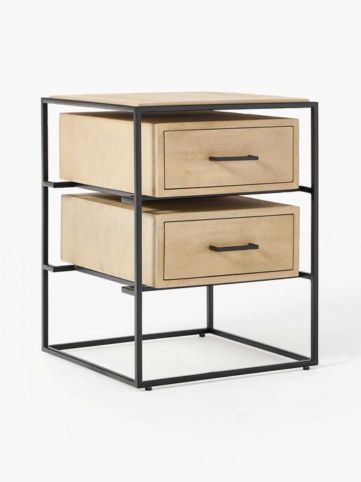 Szafka nocna z drewna mangowego Lyle (Westwing)