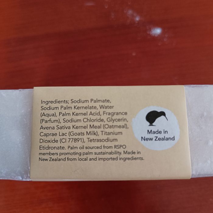 Mydło w kostce z koziego mleka