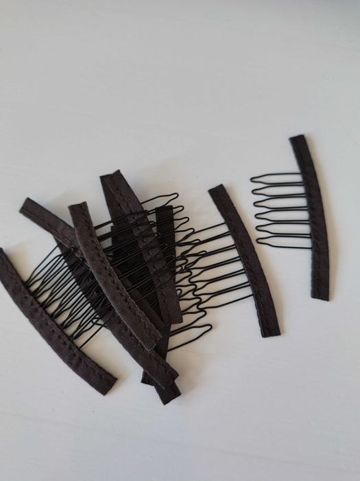 Peruka - długie brązowe włosy