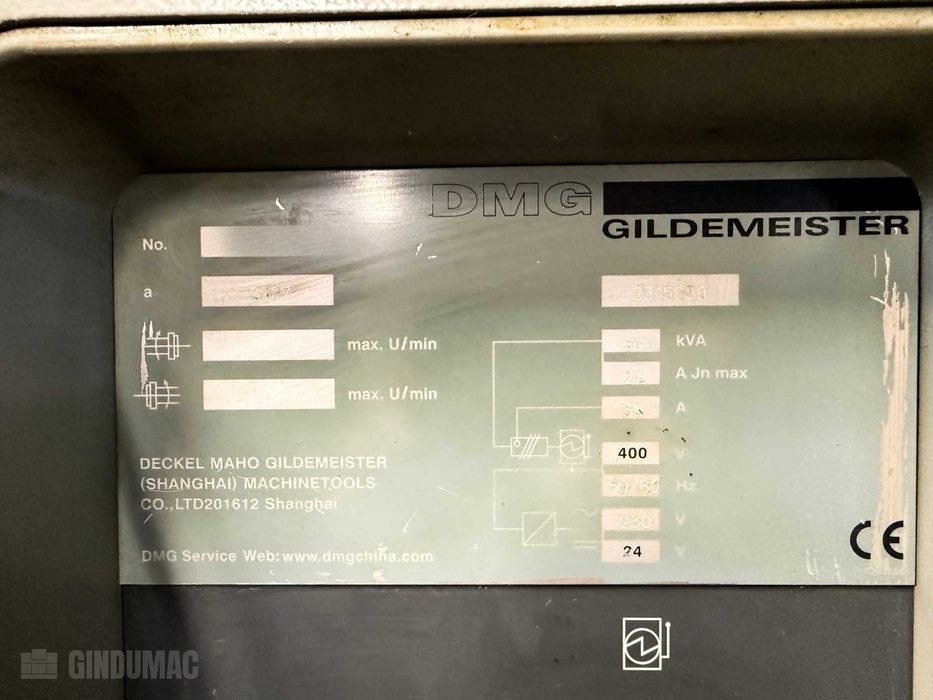 Centrum obróbcze DMG Deckel Maho DMC 635V (2007)