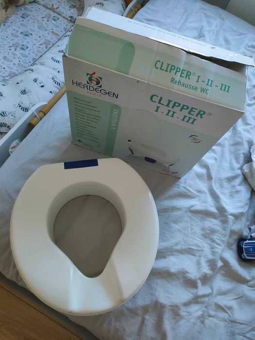 Nakładka podwyższająca na toaletę sedes Herdegen Clipper