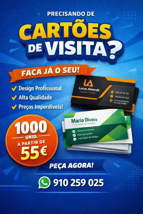 Gráfica - Cartões de visitas, panfletos, banners, placas, adesivos etc