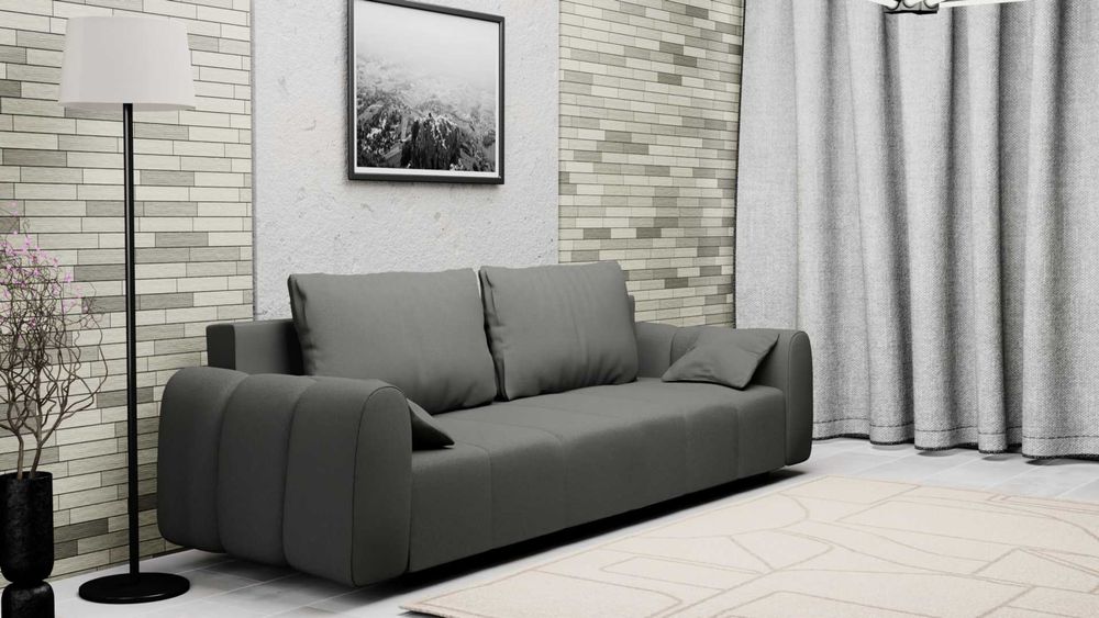 Kanapa,sofa CHILL-Funkcja Spania 145/200cm,Pojemnik! Transport Gratis!