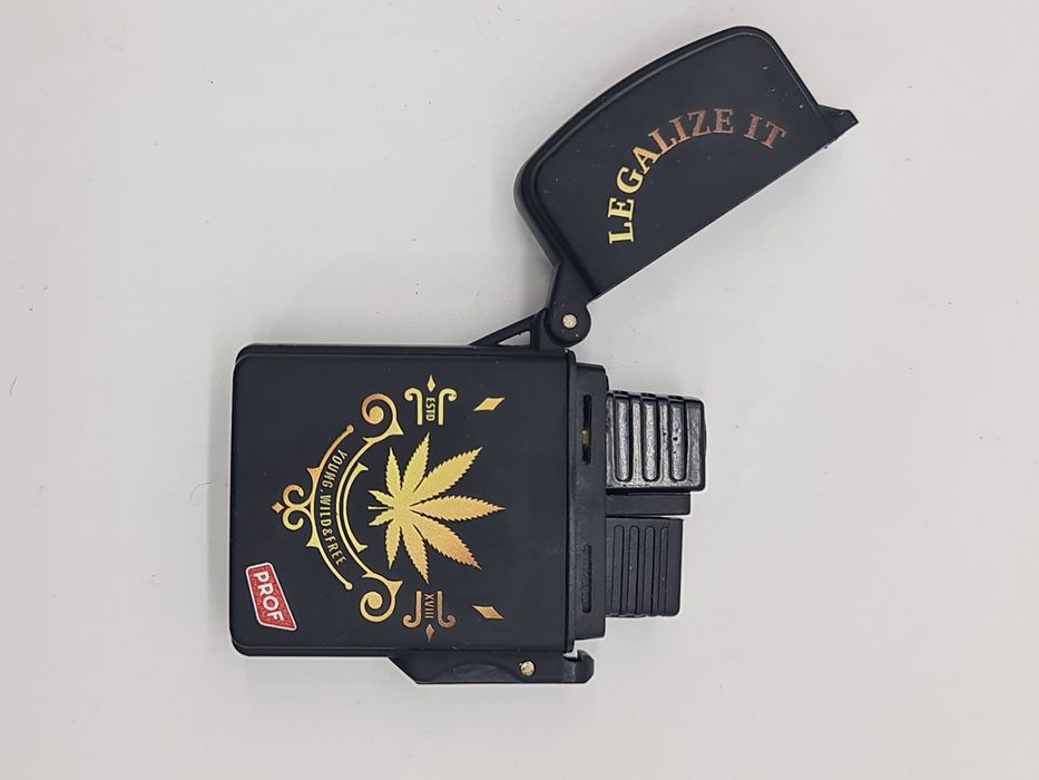 Isqueiro chama a prova de vento "Legalize It"