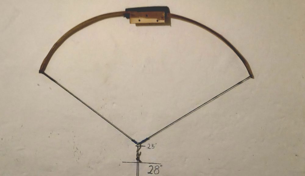 Łuk tradycyjny selfbow – robinia – 30 kg / 25"
