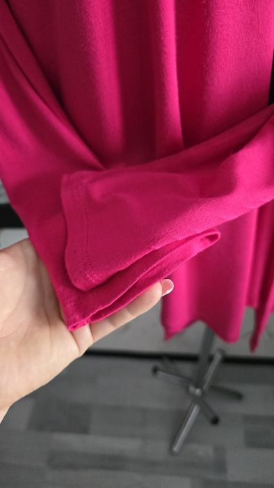 Piękna wiskoza narzutka kardigan duży rozmiar