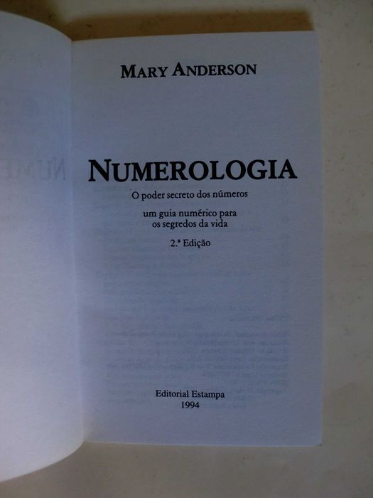 Numerologia
de Mary Anderson