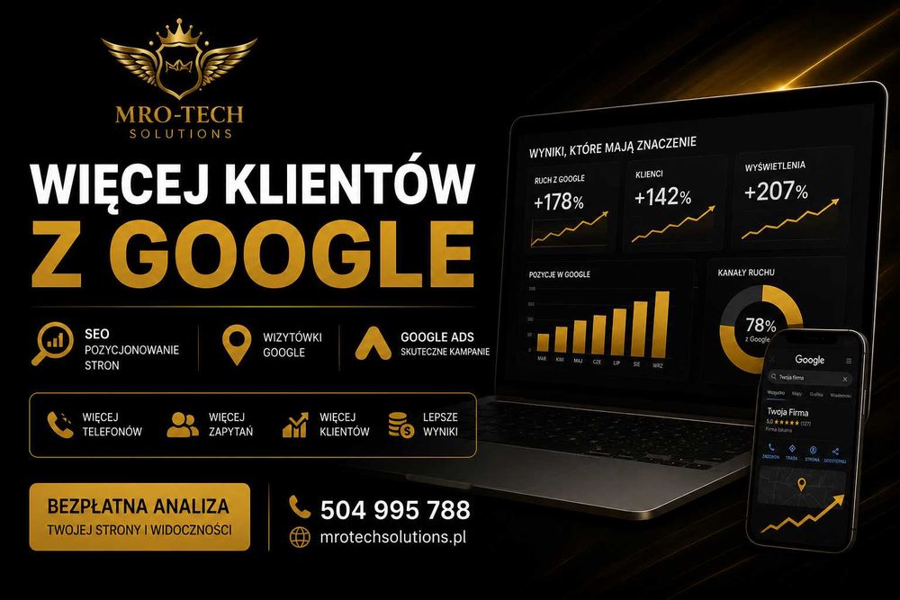 Pozycjonowanie stron i wizytówek Google | Google Ads | SEO