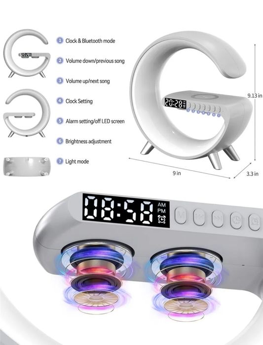 Декоративні лампи безпровідні зарядки колонки RGB-G RGB-O