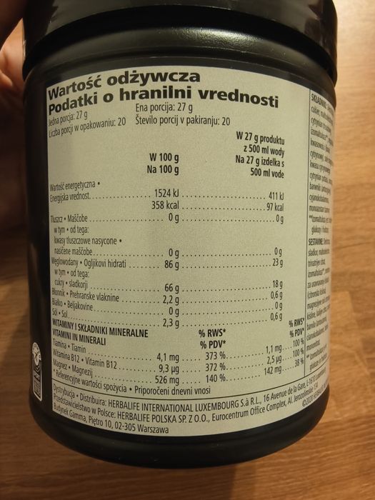 CR7 drive napój weglowodanowo-elektrolitowy