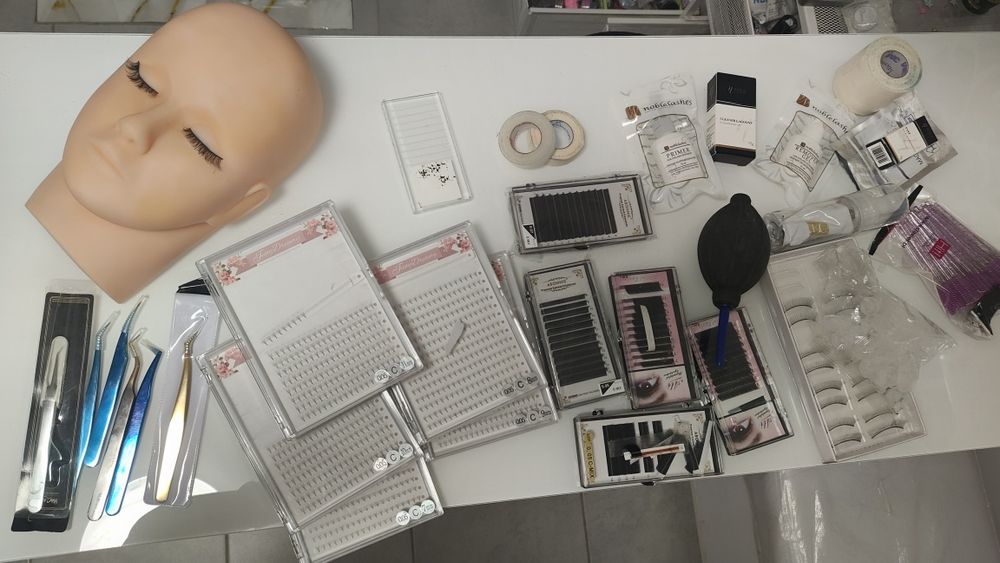 Zestaw do nauki startowy przedłużania rzęs Noble Lashes